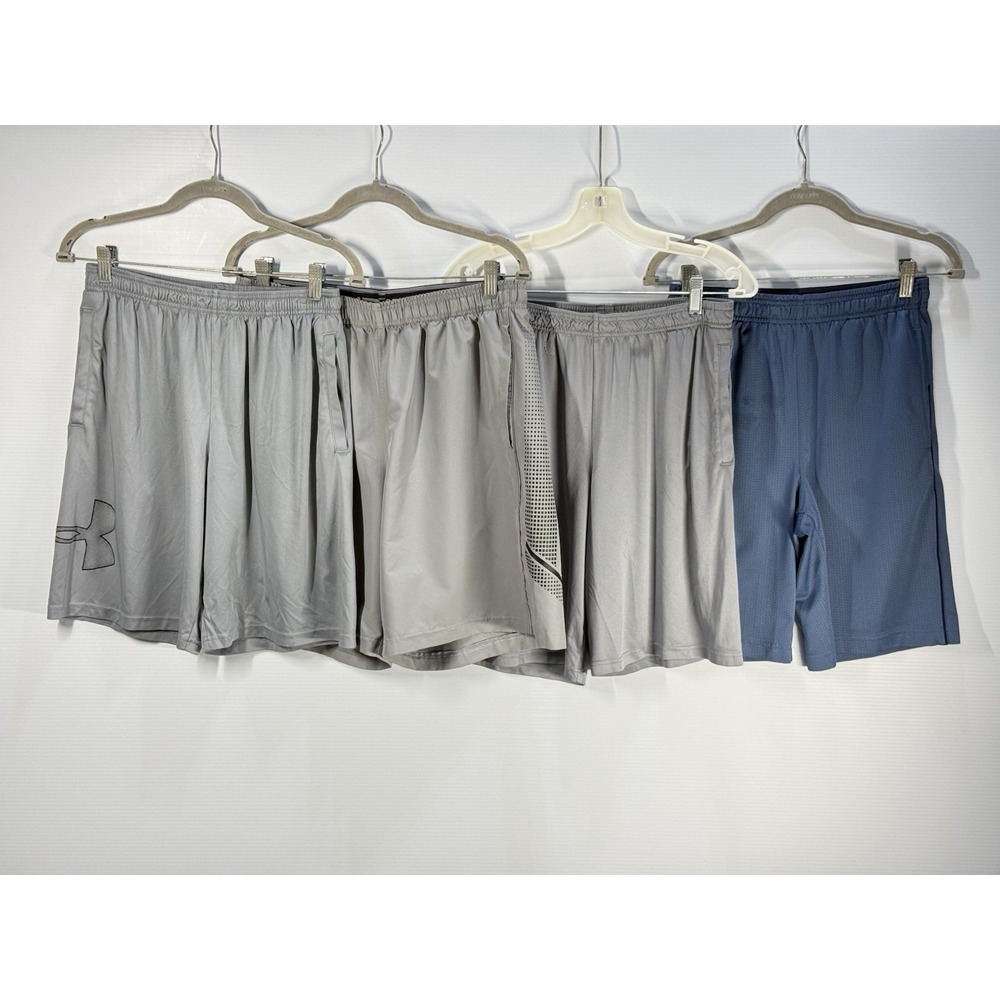 Mens Under Armour HeatGear Bundle/Lot 4 Pairs - Basketball/Gym/Workout Shorts